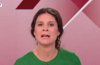 Apolline de Malherbe reçoit Alain Jakubowicz sur le plateau de BFMTV.