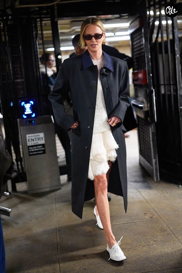 Charlize Theron est vue le 22 avril 2026 à New York City.