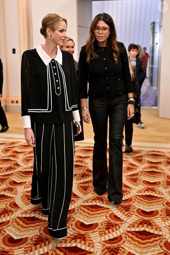La princesse Charlene de Monaco était présente pour l'ouverture de la seconde édition du salon Joya, un salon international dédié au bijou, au One Monte-Carlo à Monaco, le 13 novembre 2025. © Bruno Bebert / Bestimage