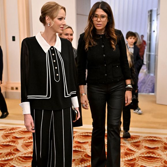 La princesse Charlene de Monaco était présente pour l'ouverture de la seconde édition du salon Joya, un salon international dédié au bijou, au One Monte-Carlo à Monaco, le 13 novembre 2025. © Bruno Bebert / Bestimage