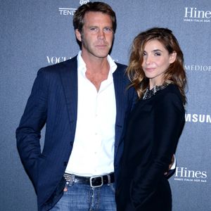 Clotilde Courau et Emmanuel-Philibert de Savoie au 50 ans de Vogue Italia le 22 septembre 2014. Photo by IPA/ABACAPRESS.COM
