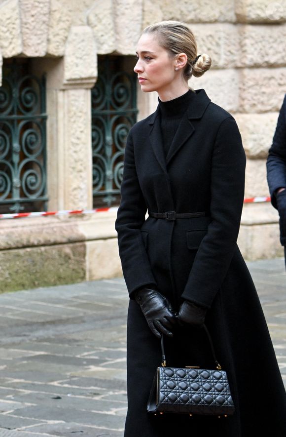 Beatrice Borromeo - Obsèques de Didier Guillaume (ancien ministre de l'Agriculture entre 2018 et 2020 et ancien Ministre d'Etat de Monaco 2024–2025) en la cathédrale Notre-Dame-Immaculée de Monaco le 23 janvier 2025. © Bruno Bebert/Bestimage