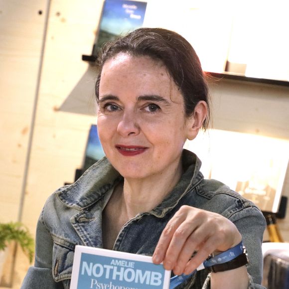 Amelie Nothomb - Festival du livre de Paris 2024 le 12 avril 2024.
© Cedric Perrin / Bestimage