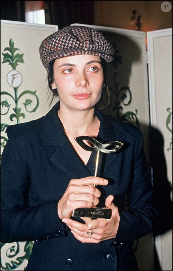 Marie Trintignant - Gagne le prix Beauregard en 1991. (AGENCE / BESTIMAGE).