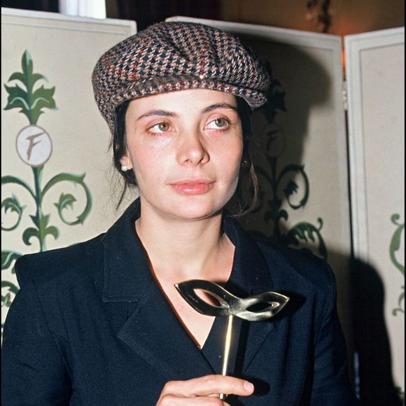 Marie Trintignant - Gagne le prix Beauregard en 1991. (AGENCE / BESTIMAGE).