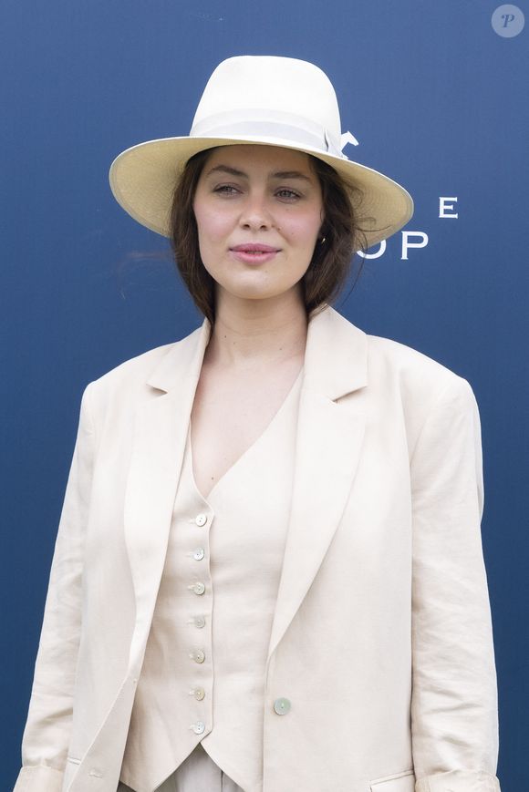Marie-Ange Casta - Photocall du Prix de Diane Longines 2022 à Chantilly le 19 juin 2022. © Jack Tribeca / Bestimage