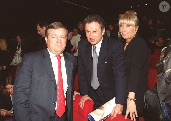 Jean-Marie Messier, Michel Drucker et Dany Saval. Photo par Max Colin/ABACAPRESS.COM