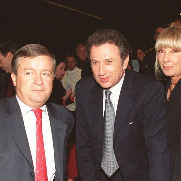 Jean-Marie Messier, Michel Drucker et Dany Saval. Photo par Max Colin/ABACAPRESS.COM