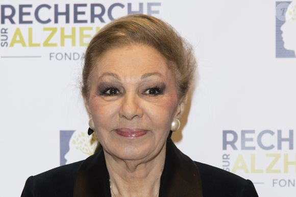 L'impératrice Farah Pahlavi d'Iran (Farah Diba) - People au concert du 13ème Gala 2018 de l'Association pour la Recherche sur Alzheimer à la salle Pleyel à Paris le 12 février 2018. L'intégralité des bénéfices de cette soirée servira à financer la recherche sur la maladie d'Alzheimer. © Coadic Guirec-Pierre Perusseau/Bestimage