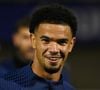 L'équipe de France a pris ses quartiers à l'hôtel Four Seasons, où deux étages lui sont entièrement réservés.

Warren ZAIRE EMERY à l'entraînement au Centre national du football (CNF) de Clairefontaine-en-Yvelines, en France, le 14 novembre 2023.

© Federico Pestellini/Panoramic/Bestimage