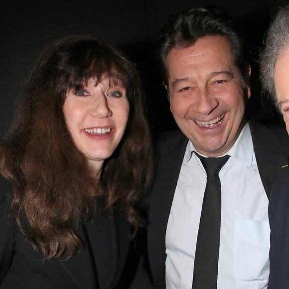 Exclusif - Virginie Lemoine et Laurent Gerra - Backstage de la 29ème cérémonie des Lauriers de l'Audiovisuel au théâtre Marigny à Paris le 26 février 2024 © Bertrand Rindoff / Bestimage