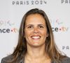 La fillette qui n'est autre que la fille de son grand frère Nicolas excelle dans le domaine de l'escalade.

Laure Manaudou lors de la présentation des journalistes et chroniqueurs de France Télévisions pour les Jeux Olympiques 2024 au musée de l'Homme à Paris, le 11 juin 2024.
Pierre Perusseau / Bestimage