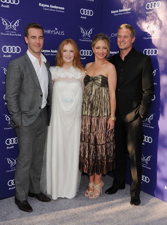 James Van Der Beek, Kimberly Brook, Rebecca Gayheart-Dane et Eric Dane - Cérémonie Chrysalis Butterfly Ball à Los Angeles le 7 juin 2014
JLPPA / Bestimage
