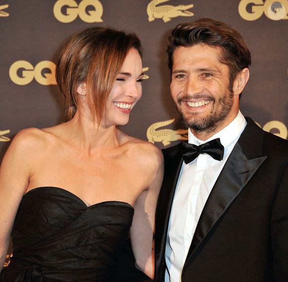 Bixente Lizarazu et son amie Claire Keim - Soiree GQ ' l'Homme de l'Annee 2012' au Musee d' Orsay a Paris le 16 Janvier 2013. (Agence / Bestimage).