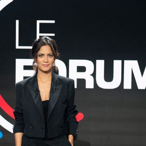 Le ministre du Travail, de l'Emploi et de l'Intégration Olivier Dussopt assiste à l'émission FORUM BFMTV présentée par Aurélie Casse à Paris, France, le 19 janvier 2023. Photo par Quentin Veuillet/ABACAPRESS.COM