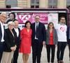 Exclusif - Thierry Drilhon, Catherine Vautrin, Marc Ladreit de Lacharrière, Claire Mounier-Vehier, cofondatrice de l'association, Aurélien Rousseau, Agnès Firmin-Le Bodo, guest, Marc Fesneau - Le bus du coeur de l'association "Agir pour le coeur des femmes" fait une halte à l'Assemblée Nationale à Paris le 28 mai 2025
© Jack Tribeca / Bestimage