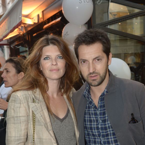 Archive - Frederic Diefenthal et sa femme Gwendoline Hamon - Soiree d'inauguration de la boutique Stone de la creatrice de bijoux Marie Poniatovski, la soeur de Sarah Lavoine a Paris. La boutique se trouve au 60 rue des Saint Peres. © RACHID BELLAK / BESTIMAGE