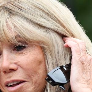 Brigitte Macron aux funérailles de B. Chirac à la basilique Sainte-Clotilde à Paris (7e) le 12 juin 2026. L’ancienne première dame de France est décédée le 5 juin 2026 à l’âge de 93 ans. © Michael Baucher/Psnewz/Bestimage
