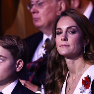 Catherine (Kate) Middleton, princesse de Galles, Le prince George de Galles - La famille royale britannique assiste au Festival du Souvenir de la Royal British Legion, en l'honneur des militaires, au Royal Albert Hall à Londres, le 8 novembre 2025. Photo par Julien Burton / Bestimage