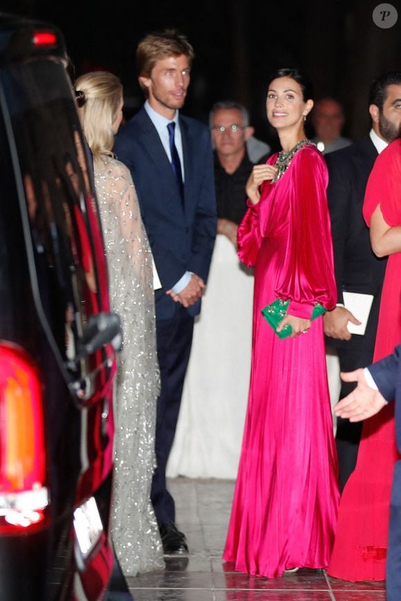 Christian de Hannover et Alessandra Sassa de Osma lors du mariage de Philippos de Grèce et du Danemark et de Nina Flohr à Athènes, Grèce, le samedi 23 octobre 2022. Photo by Jesus Briones/GTres/ABACAPRESS.COM
