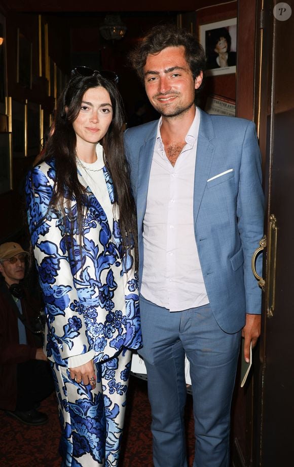 Anaële Maman et son compagnon Nathan Devers - Soirée de mobilisation "L'Europe contre l'antisémitisme" au théâtre Antoine à Paris le 3 juin 2024. © Coadic Guirec/Bestimage