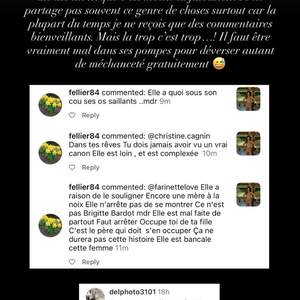Capture d'écran story Instagram de Laura Bensadoun le mercredi 16 juillet