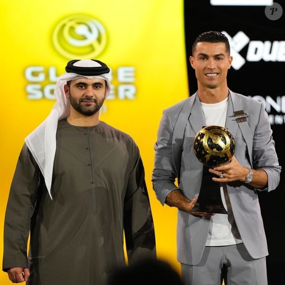 Une cérémonie organisée à Dubaï

Cristiano Ronaldo lors de la cérémonie des Globe Soccer Awards organisée à Dubaï le 27 décembre 2024.