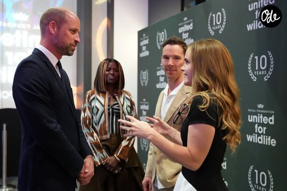 Le trio a échangé sur ses points de vue, Emma Watson a pointé du doigt l'industrie de la mode notamment, dévastatrice

Le prince William, prince de Galles a rencontré Emma Watson, Benedict Cumberbatch, et June Sarpong alors qu'il assiste au forum d'affaires historique réunissant des dirigeants d'entreprises mondiales pour l'organisation United for Wildlife de la Royal Foundation à Frameless, dans le centre de Londres, marquant ainsi le début de la Semaine d'action pour le climat. Le 22 juin 2026. © Kirsty Wigglesworth / PA Photos / Bestimage