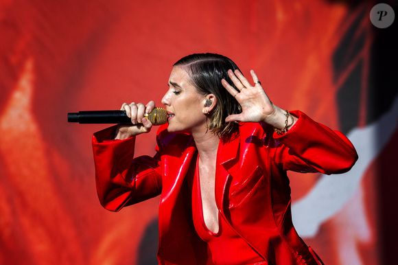 Lykke Li sur scène lors de la troisième journée au Lollapalooza à Stockholm, le 30 juin 2019. Crédit Bestimage
