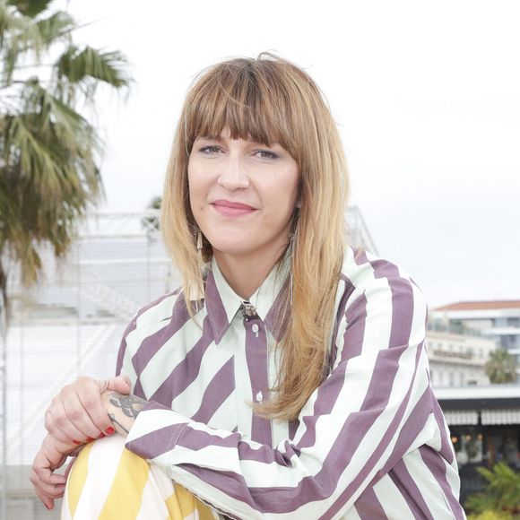 Exclusif - Daphné Burki pendant l’enregistrement de l'émission "Cannes Festival" lors du 77ème Festival International du Film de Cannes, France, le 20 mai 2024. © Jack Tribeca/Bestimage