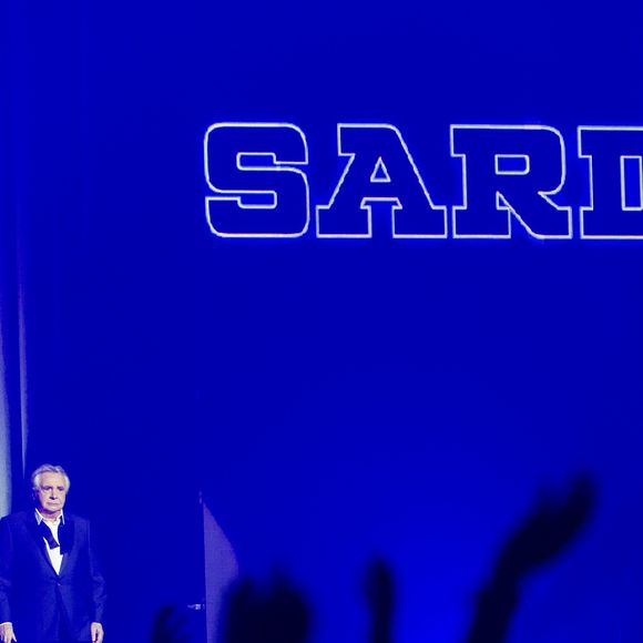Exclusif - Michel Sardou - Ultime concert de Michel Sardou pour la dernière date de son spectacle "La dernière danse" à la Seine Musicale à Boulogne-Billancourt le 12 avril 2018. Le chanteur a rassemblé plus de 400 000 spectateurs pour une tournée de 82 concerts.  © Pierre Perusseau/Bestimage
