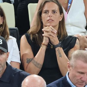 “Ne m'obligez pas à renfiler le bonnet, je n’ai pas l’âge…”, lance l’ancienne nageuse de 38 ans

Laure Manaudou - Les célébrités en tribunes pendant l'épreuve de basketball de Demi-Finale opposant la France à l'Allemagne lors des Jeux Olympiques de Paris 2024 (JO) à l'Arena Bercy, à Paris, France, le 8 août 2024. © Jacovides-Perusseau/Bestimage