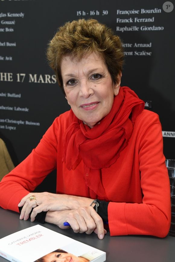 Catherine Laborde - Salon du Livre à la Porte de Versailles de Paris, le 17 mars 2019. © Lionel Urman/Bestimage