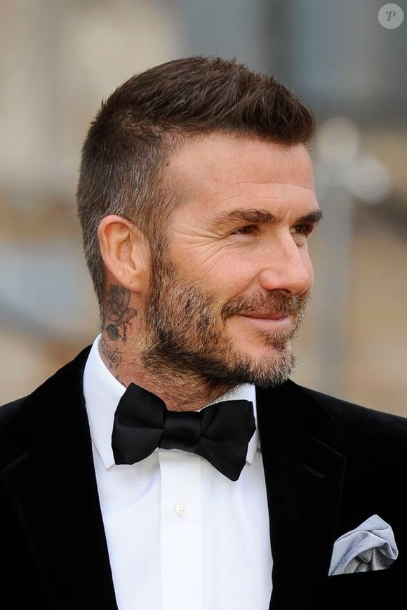 David Beckham à la première de la série Netflix "Our Planet" au Musée d'Histoires Naturelles à Londres, le 4 avril 2019. AGENCE / BESTIMAGE