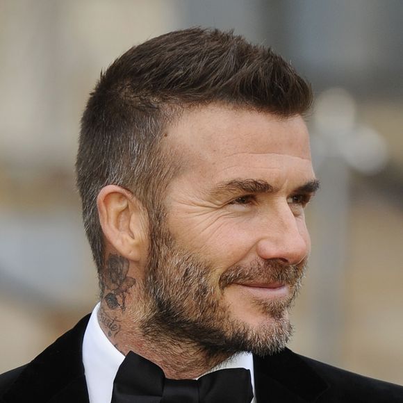David Beckham à la première de la série Netflix "Our Planet" au Musée d'Histoires Naturelles à Londres, le 4 avril 2019. AGENCE / BESTIMAGE
