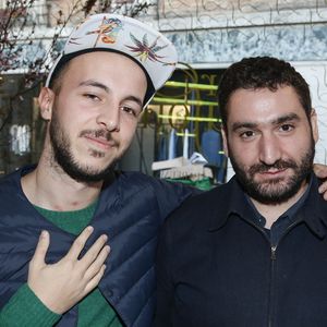 Exclusif - Mouloud Achour et Mehdi Meklat - Soirée pour la collection de parfums "Pour Toujours" de Martine Denisot à la boutique "Liquide" à Paris, le 17 mars 2016. © Olivier Borde/Bestimage