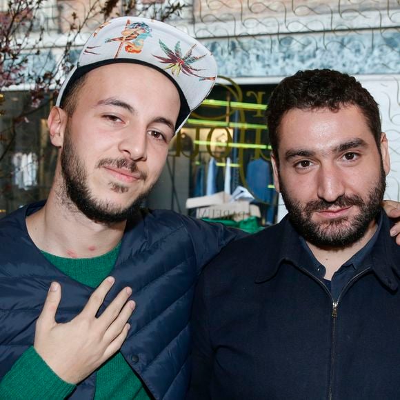 Exclusif - Mouloud Achour et Mehdi Meklat - Soirée pour la collection de parfums "Pour Toujours" de Martine Denisot à la boutique "Liquide" à Paris, le 17 mars 2016. © Olivier Borde/Bestimage