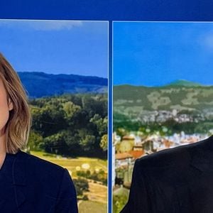 Jacques Legros présente son dernier JT de 13 heures en sa qualité de joker pendant près de 26 ans sur TF1, le 9 mai 2025. Emu aux larmes, le journaliste a passé le relais à Isabelle Ithurburu, qui sera à partir de mi-juillet 2025. 
© Agence via Bestimage