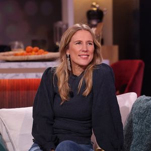 Agathe Lecaron lors de l'enregistrement de la nouvelle émission "Bertrand n'a pas sommeil", présentée par B.Chameroy et diffusée le 12 janvier sur France 2. Photo par Dominique Jacovides / Bestimage