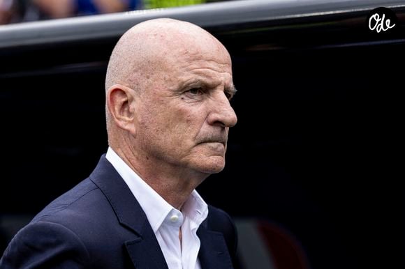 Entraineur adjoint de l'equipe de France Guy Stephan lors du match du groupe I de la Coupe du monde de la FIFA 2026 entre la Norvege et la France au Boston Stadium de Boston, Massachusetts, Etats-Unis, le 26 juin 2026. - Match de groupe I "France - Norvège (4-1)" lors de la Coupe du Monde FIFA 2026 (FIFA World Cup 2026), le 25 juin 2026.