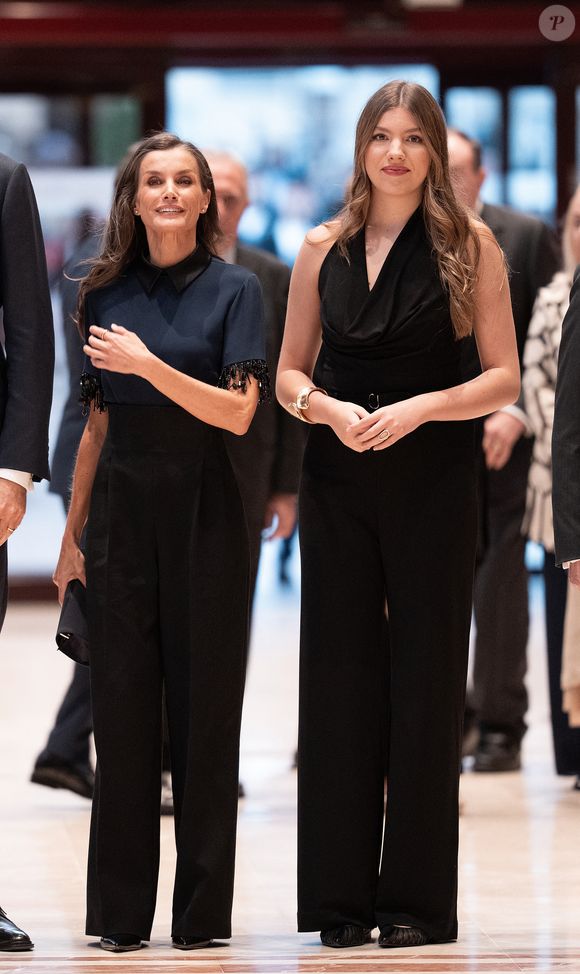Le roi Felipe VI, la reine Letizia, la princesse héritière Leonor et la princesse Sofia assistent au concert de clôture de la 33ème Semaine musicale à Oviedo. Photo by LALO YASKY / BESTIMAGE