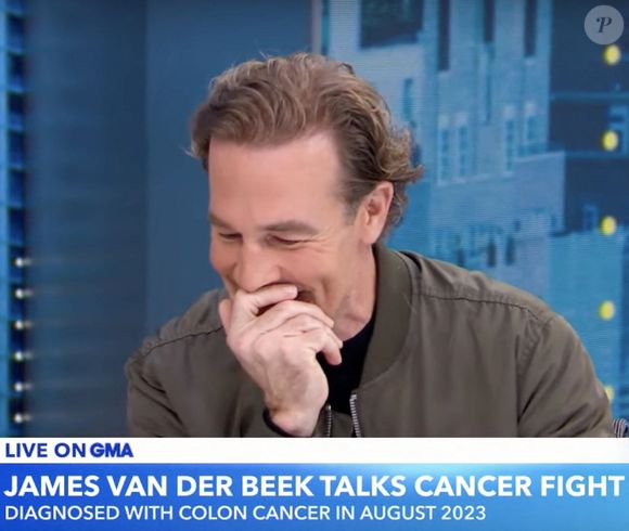 James Van Der Beek à Los Angeles, aux États‑Unis, dans l’émission Good Morning America en 2024. Crédit : Backgrid UK/ Bestimage
