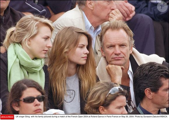 Il estime que cela n'est pas leur rendre service

Le chanteur britannique Sting et sa famille photographiés lors d'un match des Internationaux de France 2004 à Roland Garros à Paris-France le 30 mai 2004. Photo Gorassini-Zabulon/ABACA.