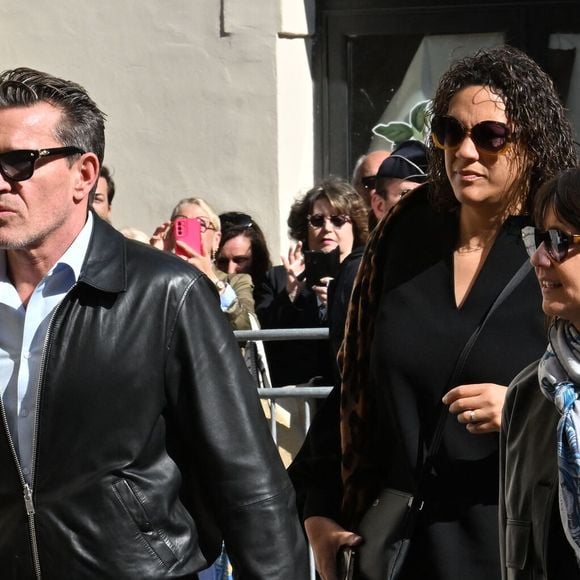 Steevy Boulay, Benjamin Castaldi, Julie Mercy, Alexia Laroche-Joubert - Obsèques de Loana Petrucciani dans la cathédrale Sainte-Réparate à Nice le 10 avril 2026. L'ancienne star de téléréalité a été retrouvée morte dans son appartement niçois par les autorités, le 25 mars dernier.
© Bruno Bebert / Bestimage