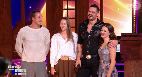 Elle était accompagnée de son père Frédérick Bousquet.

Florent Manaudou et sa nièce Manon dans "Danse avec les stars" - capture d'écran TF1