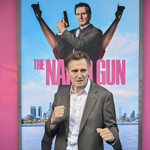 Le 28 juillet 2025, Liam Neeson à la première de “The Naked Gun” à New York ©STARMAX / BESTIMAGE