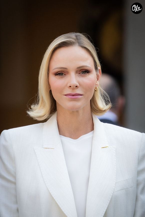 Le prince Albert II de Monaco et la princesse Charlène de Monaco ont accueilli au Palais princier les ambassadeurs et représentants permanents des 46 États membres de l'organisation du Conseil de l'Europe, Monaco le 2 septembre 2026. © Olivier Huitel/Pool Monaco/Bestimage