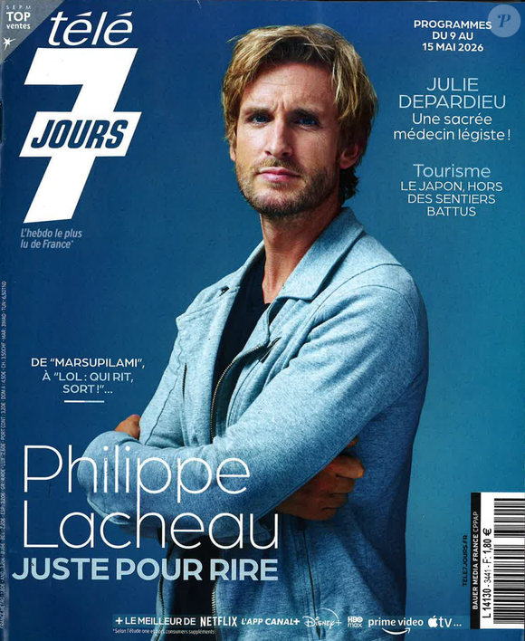 Philippe Lacheau fait la couverture de "Télé 7 Jours"