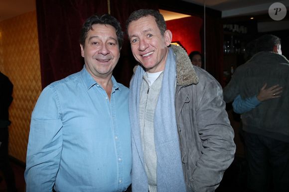 Exclusif - Laurent Gerra et Dany Boon - Célébrités au spectacle « Laurent Gerra se met à table ! », à savourer au Casino de Paris, à Paris, France, le 03 Janvier 2025. © Bertrand Rindoff/Bestimage