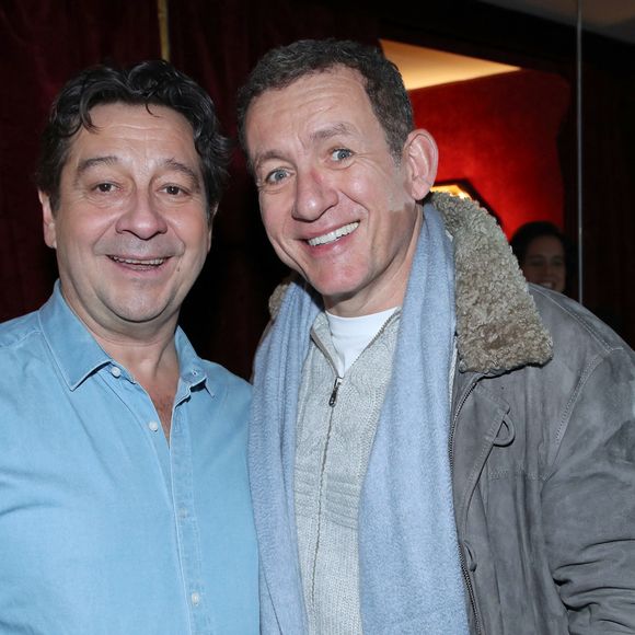 Exclusif - Laurent Gerra et Dany Boon - Célébrités au spectacle « Laurent Gerra se met à table ! », à savourer au Casino de Paris, à Paris, France, le 03 Janvier 2025. © Bertrand Rindoff/Bestimage